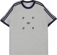 Adidas Pop Trading Co Classic T-Shirt - medium grey/collegiate navy