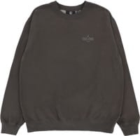 Volcom Lifer Crew Sweatshirt - asphalt black