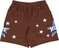 HUF All Star Basketball Shorts - brown