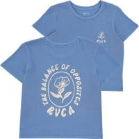 RVCA Women's 411 T-Shirt - federal blue